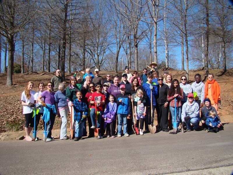 Tree Planting by Yoga in Daily Life Atlanta, USA